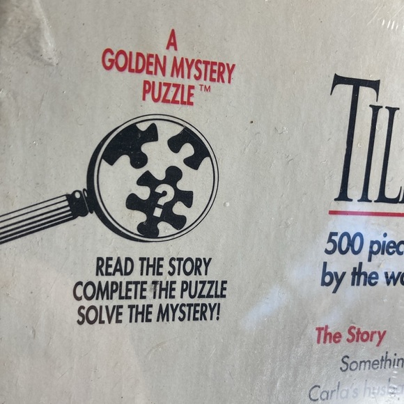 NEW! VTG 1991 500pc Till Death Do Us Part WEDDING MURDER GOLDEN MYSTERY PUZZLE - Picture 3 of 8